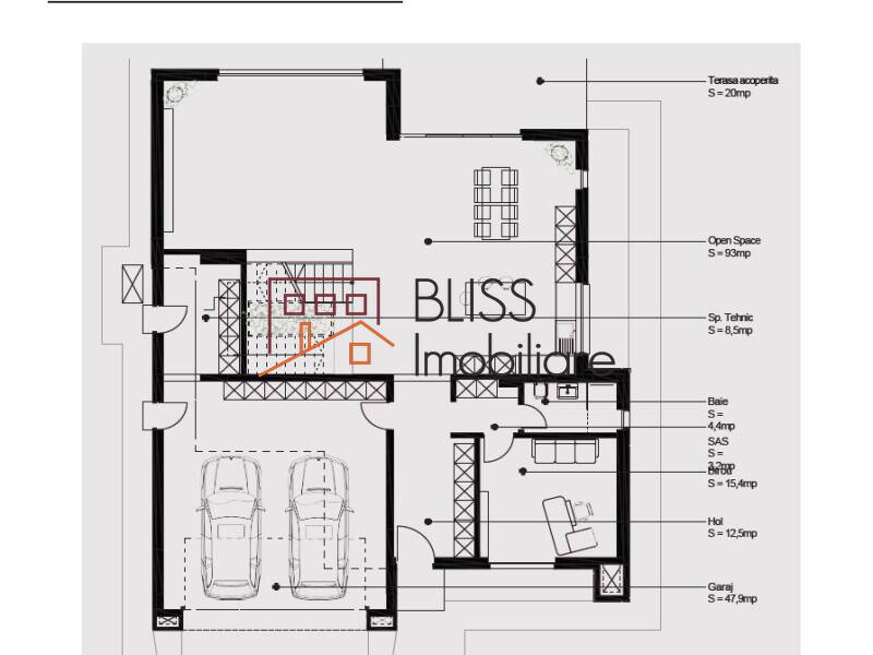 House for Sale Dumbrava Vlasiei, Bucharest / Ilfov - 4 Bedroom - ID:122619 | Bliss Imobiliare / Photo 21 - BLISS Imobiliare