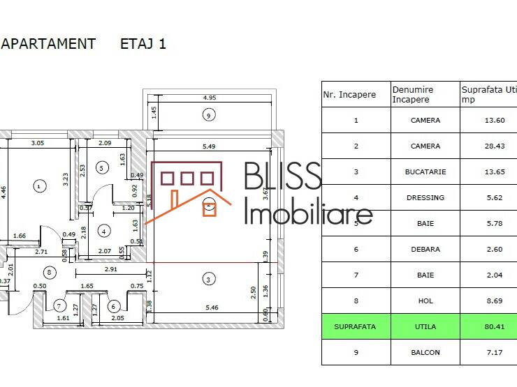 Apartment for Rent Iancu Nicolae | Pipera, Bucharest / Ilfov - 1 Bedroom - ID:119668 | Bliss Imobiliare / Photo 14 - BLISS Imobiliare