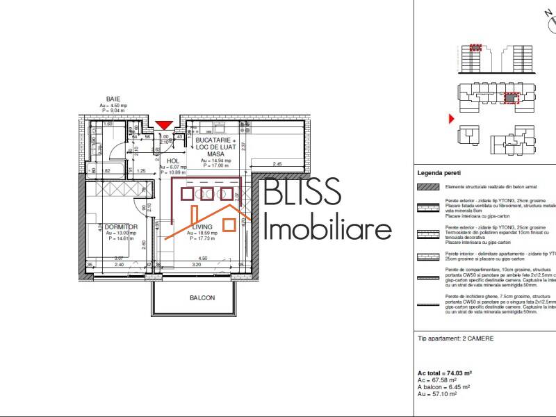 Apartment for Sale Domenii | 1 Mai | Grivitei, Bucharest - 1 Bedroom - ID:123124 | Bliss Imobiliare / Photo 6 - BLISS Imobiliare