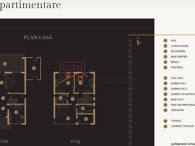 Villa for Sale Tunari, Bucharest / Ilfov - 3 Bedroom - ID:125860 | Bliss Imobiliare / Photo 8 - BLISS Imobiliare