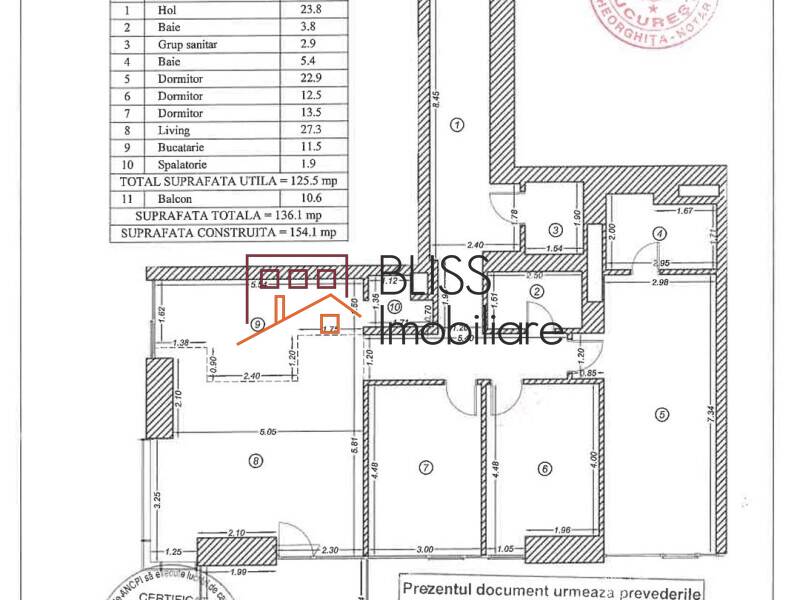 Apartament de Inchiriat Floreasca | Barbu Vacarescu - 4 Camere - ID:126377 | Bliss Imobiliare / Photo 22 - BLISS Imobiliare