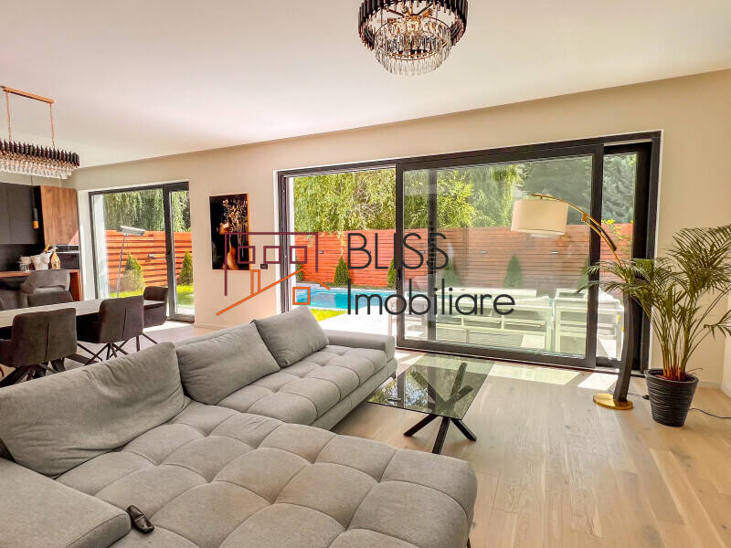 Villa for Rent Iancu Nicolae | Pipera, Bucharest / Ilfov - 5 Bedroom - ID:123119 | Bliss Imobiliare / Photo 1 - BLISS Imobiliare