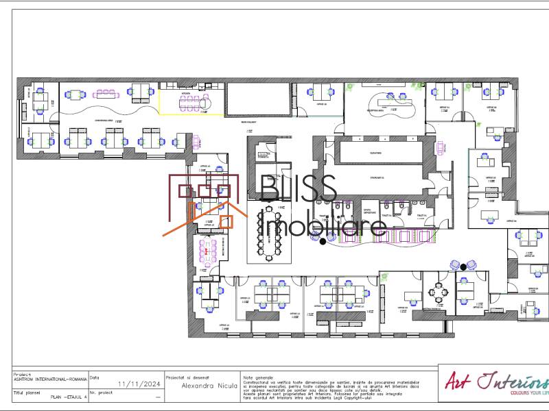 Office space for Rent KM 0 | Ultracentral, Bucharest - ID:143100 | Bliss Imobiliare / Photo 9 - BLISS Imobiliare