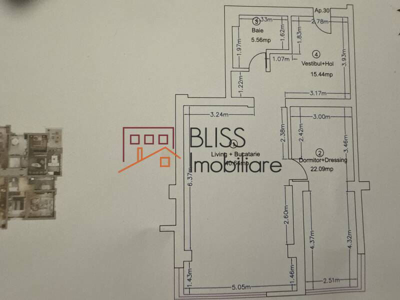 1-Bedroom Apartment Ivory Residence Pipera, Bucharest / Ilfov | Bliss Imobiliare / Photo 8 - BLISS Imobiliare