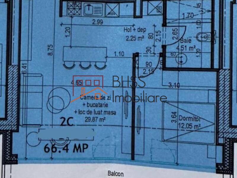 Apartament 2 Camere Modern, 53 Mp, Balcon Generos | One Lake District | Bliss Imobiliare / Photo 10 - BLISS Imobiliare