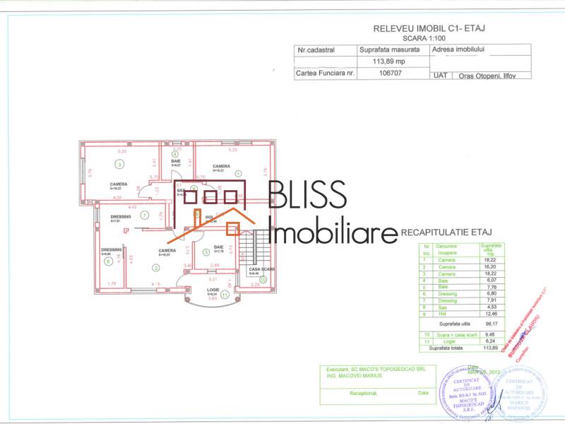 Vila 6 Camere Otopeni — 208 Mp Utili, Teren 691 Mp, Garaj Dublu, 2012 | Bliss Imobiliare / Photo 45 - BLISS Imobiliare