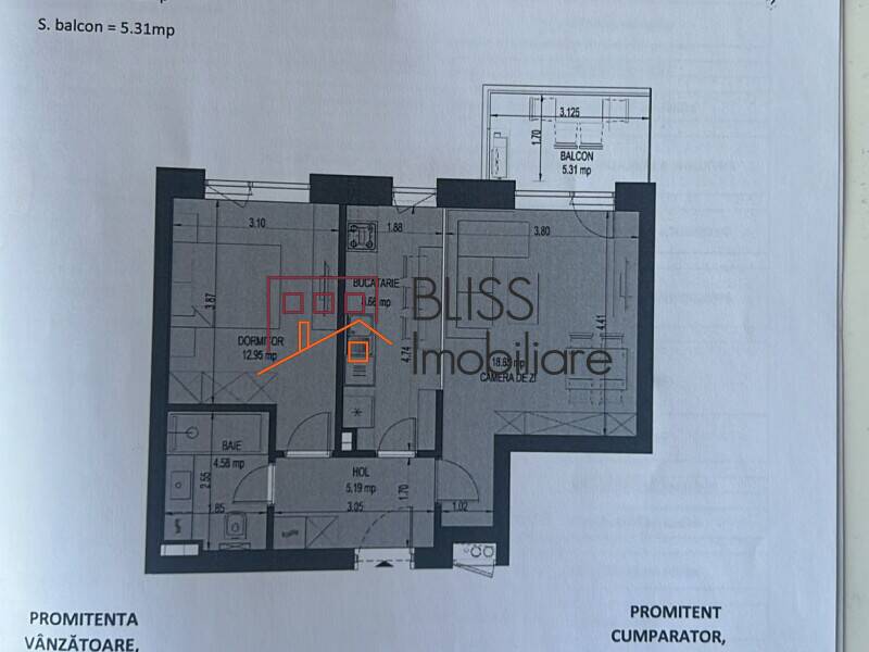1-Bedroom Apartment With Balcony And Smart Layout, Bucharest | Bliss Imobiliare / Photo 2 - BLISS Imobiliare