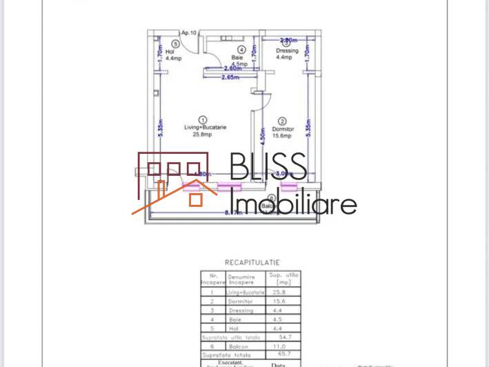 Apartament Cu 2 Camere, Cu Balcon Si Parcare Exterioara | Bliss Imobiliare / Photo 11 - BLISS Imobiliare