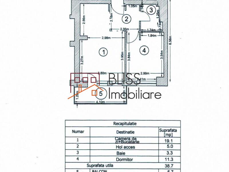 Apartament Mobilat Cu Balcon Si Parcare Exterioara | Bliss Imobiliare / Photo 6 - BLISS Imobiliare