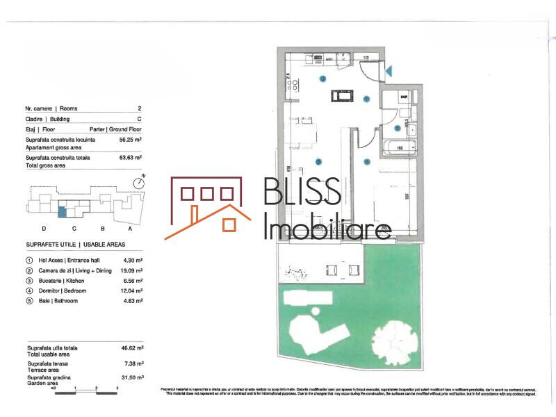 Apartament Cu Gradina Proprie Si Terasa | Bliss Imobiliare / Photo 5 - BLISS Imobiliare