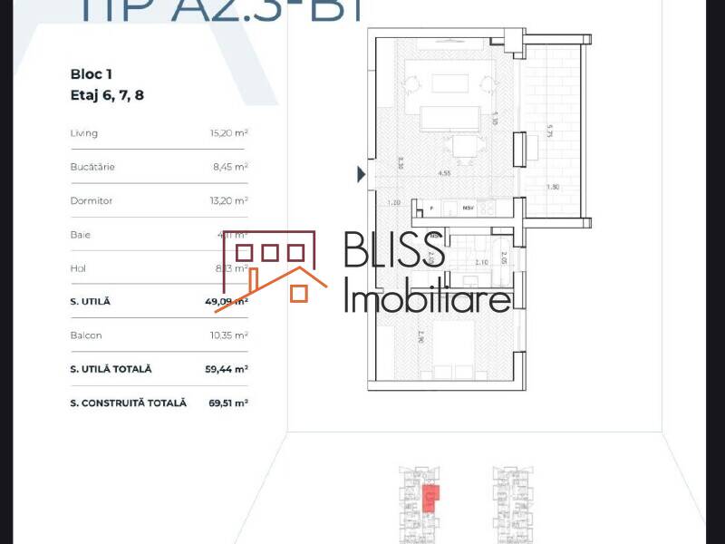 Apartament Modern Cu Balcon Generos | Bliss Imobiliare / Photo 4 - BLISS Imobiliare
