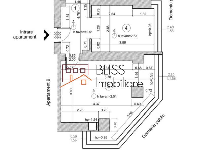 1-Bedroom Apartment Aviatiei – 55 Sqm, Furnished, Near Promenada Mall, Bucharest | Bliss Imobiliare / Photo 15 - BLISS Imobiliare