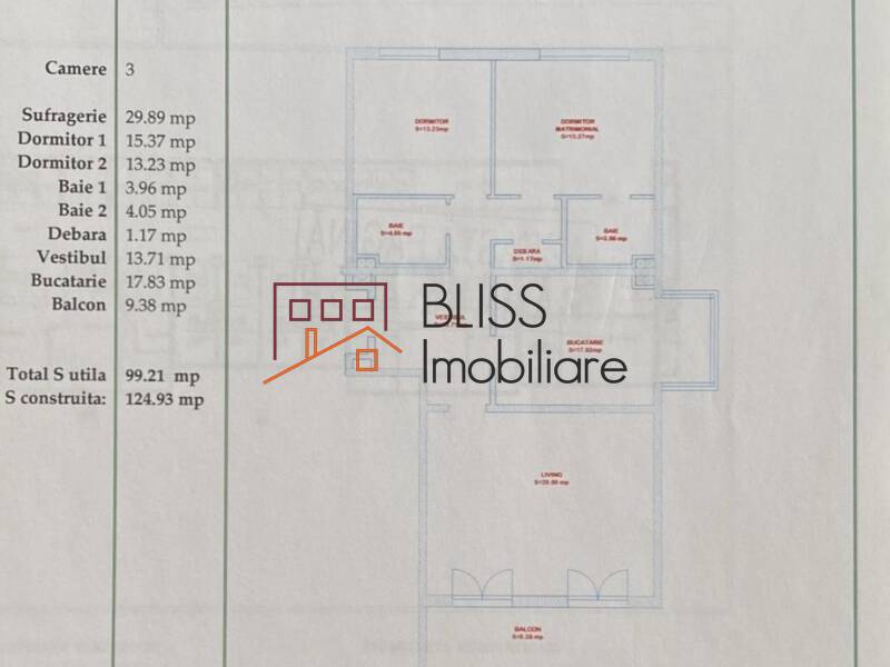 2-Bedroom Apartment Emerald Residence – 100 Sqm, 7th Floor, Lac Tei, Bucharest | Bliss Imobiliare / Photo 24 - BLISS Imobiliare