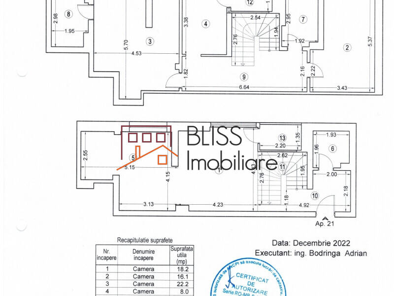3-Bedroom Penthouse Herastrau – 121 Sqm, Terrace 100 Sqm, Luxury, Bucharest | Bliss Imobiliare / Photo 24 - BLISS Imobiliare