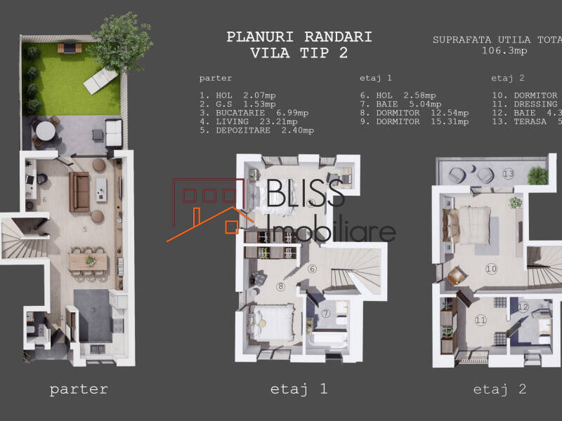 Modern 3-Bedroom House With Private Garden, Bucharest / Ilfov | Bliss Imobiliare / Photo 21 - BLISS Imobiliare