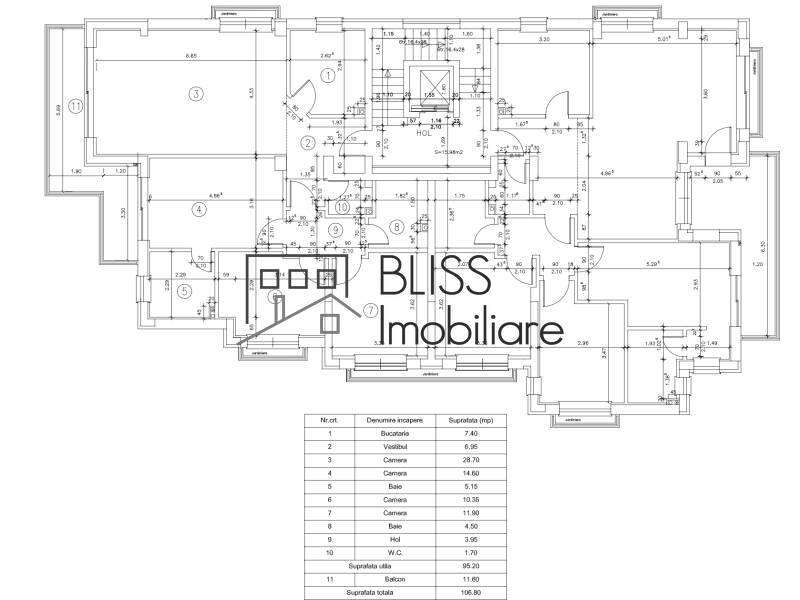 Apartament de Inchiriat Herastrau | Nordului - 4 Camere - ID:50537 | Bliss Imobiliare / Photo 17 - BLISS Imobiliare