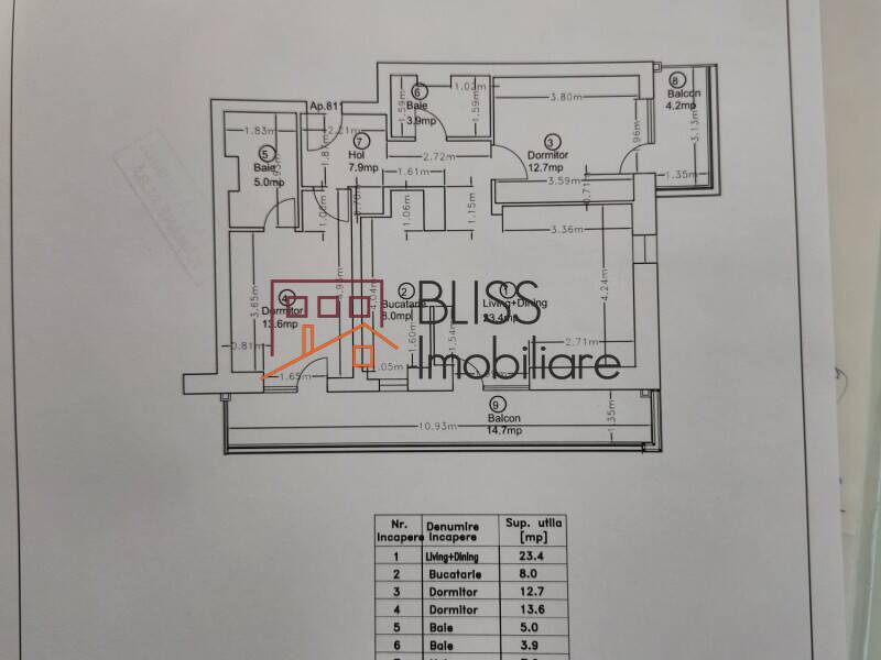 Apartament Modern Cu 3 Camere, 2 Bai Si Balcon | Bliss Imobiliare / Photo 20 - BLISS Imobiliare
