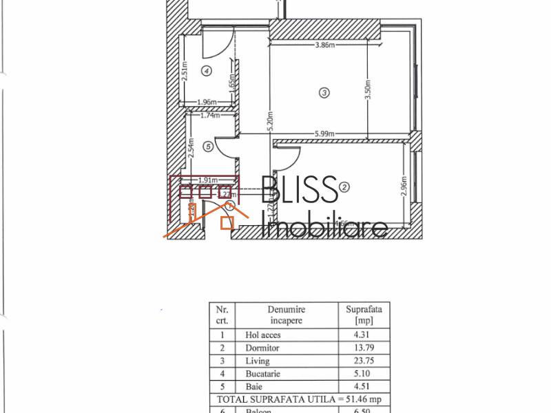 1-Bedroom Apartment – One Herastrau Towers, Furnished + Parking, Bucharest | Bliss Imobiliare / Photo 12 - BLISS Imobiliare