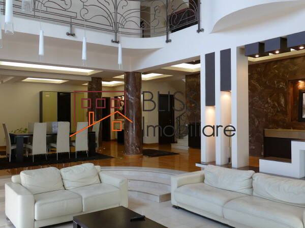 Villa for Rent Iancu Nicolae | Pipera, Bucharest / Ilfov - 8 Bedroom - ID:31373 | Bliss Imobiliare / Photo 1 - BLISS Imobiliare