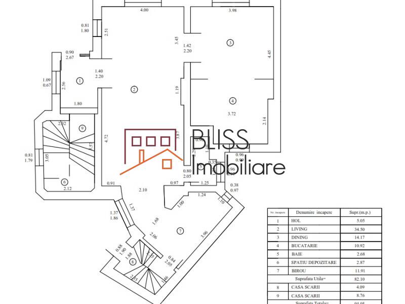 Casa de Inchiriat KM 0 | Ultracentral - 8 Camere - ID:36095 | Bliss Imobiliare / Photo 25 - BLISS Imobiliare