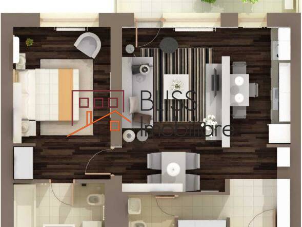 Apartment for Rent Iancu Nicolae | Pipera, Bucharest - 1 Bedroom - ID:40662 | Bliss Imobiliare / Photo 8 - BLISS Imobiliare