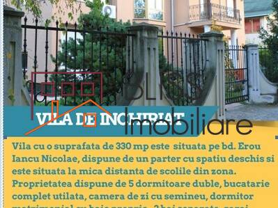 Vila de Inchiriat Iancu Nicolae | Pipera - 5 Camere - ID:41074 | Bliss Imobiliare / Photo 1 - BLISS Imobiliare