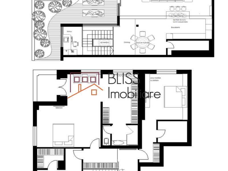 Penthouse apartment for Rent Herastrau | Nordului, Bucharest - 3 Bedroom - ID:43323 | Bliss Imobiliare / Photo 35 - BLISS Imobiliare