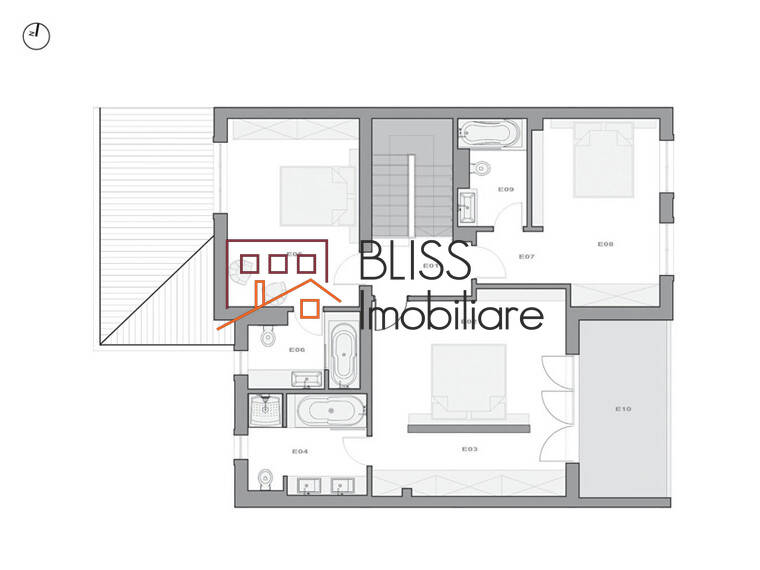 Vila de Inchiriat Iancu Nicolae | Pipera - 4 Camere - ID:48008 | Bliss Imobiliare / Photo 12 - BLISS Imobiliare