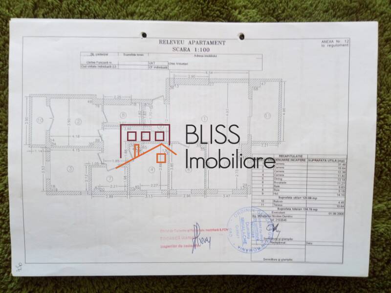 Apartment for Rent Iancu Nicolae | Pipera, Bucharest / Ilfov - 3 Bedroom - ID:50918 | Bliss Imobiliare / Photo 28 - BLISS Imobiliare