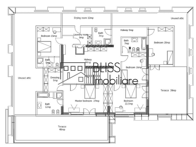 Penthouse apartment for Rent Dorobanti | Primaverii | Kiseleff | Aviatorilor, Bucharest - 5 Bedroom - ID:28445 | Bliss Imobiliare / Photo 47 - BLISS Imobiliare