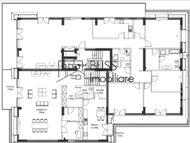 Apartament Penthouse de Inchiriat Dorobanti | Primaverii | Kiseleff | Aviatorilor - 7 Camere - ID:28445 | Bliss Imobiliare / Photo 48 - BLISS Imobiliare