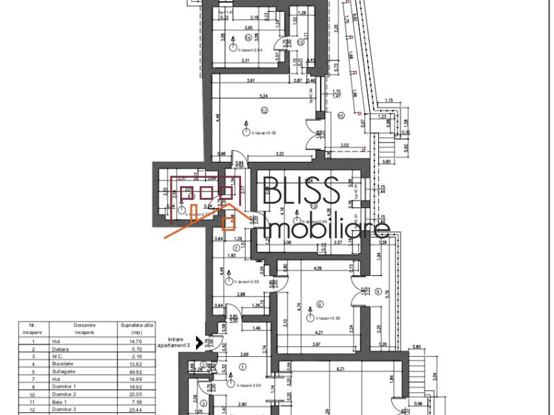 Apartament de Inchiriat Herastrau | Nordului - 4 Camere - ID:15049 | Bliss Imobiliare / Photo 39 - BLISS Imobiliare