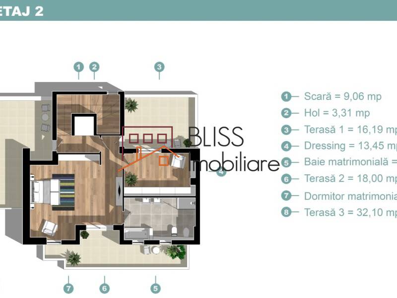 Villa for Rent Baneasa | Sisesti | Jandarmerie | Straulesti | Sector 1, Bucharest - 5 Bedroom - ID:67776 | Bliss Imobiliare / Photo 25 - BLISS Imobiliare