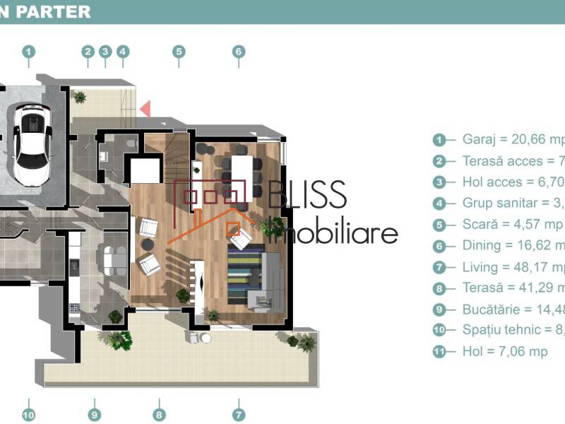 Villa for Rent Baneasa | Sisesti | Jandarmerie | Straulesti | Sector 1, Bucharest - 5 Bedroom - ID:67776 | Bliss Imobiliare / Photo 26 - BLISS Imobiliare