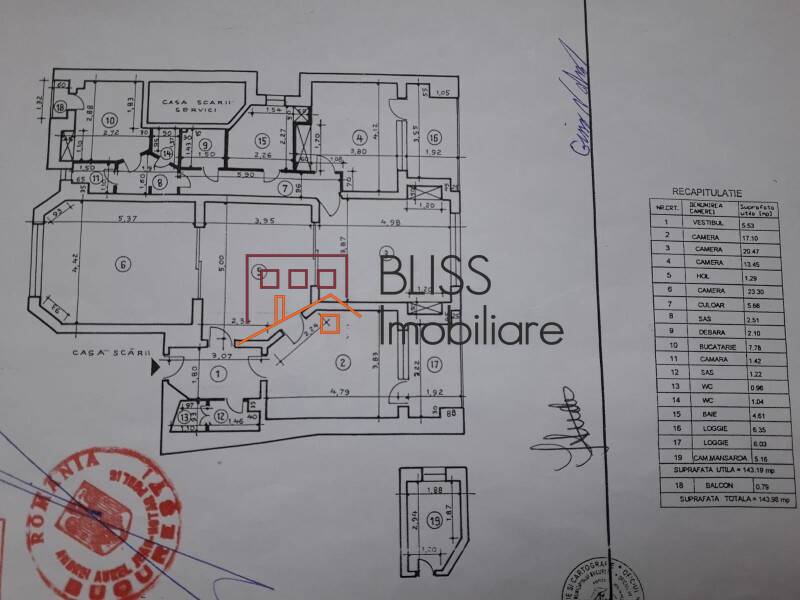 Apartment for Sale KM 0 | Ultracentral, Bucharest - 3 Bedroom - ID:70352 | Bliss Imobiliare / Photo 31 - BLISS Imobiliare