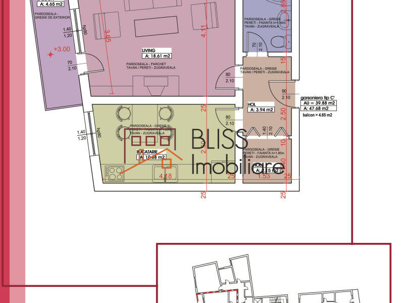 Studio apartment for Sale Mall Vitan, Bucharest - ID:70449 | Bliss Imobiliare / Photo 21 - BLISS Imobiliare