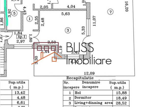 Apartment for Sale Dorobanti | Primaverii | Kiseleff | Aviatorilor, Bucharest - 1 Bedroom - ID:42539 | Bliss Imobiliare / Photo 12 - BLISS Imobiliare