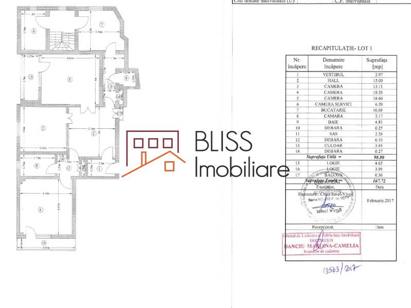 Apartament de Inchiriat KM 0 | Ultracentral - 4 Camere - ID:58176 | Bliss Imobiliare / Photo 17 - BLISS Imobiliare