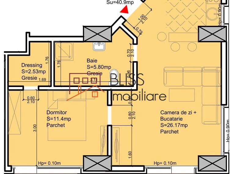 Apartment for Sale Litoral | Black Sea Coast | Romania, Mamaia-Sat, Judetul Constanta, Romania - 1 Bedroom - ID:73399 | Bliss Imobiliare / Photo 3 - BLISS Imobiliare