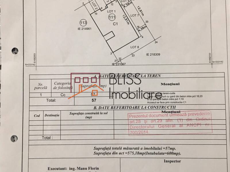 Apartment for Sale Bucurestii Noi - Damaroaia - Chitila, Bucharest - 1 Bedroom - ID:73533 | Bliss Imobiliare / Photo 12 - BLISS Imobiliare