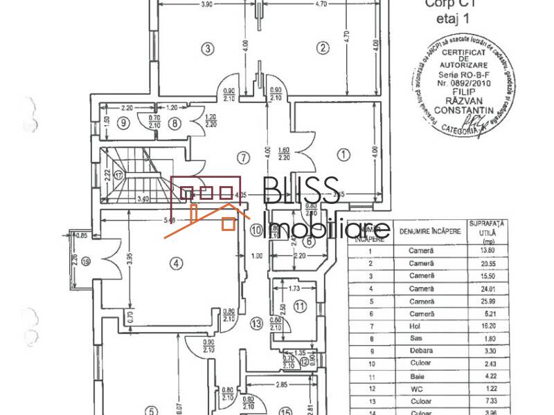 Vila Istorica De 1.152mp Cu Teren 677mp | Bliss Imobiliare / Photo 49 - BLISS Imobiliare