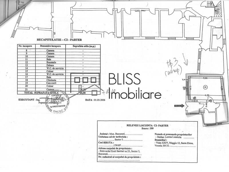 Vila de Inchiriat Cotroceni - 14 Camere - ID:77164 | Bliss Imobiliare / Photo 58 - BLISS Imobiliare