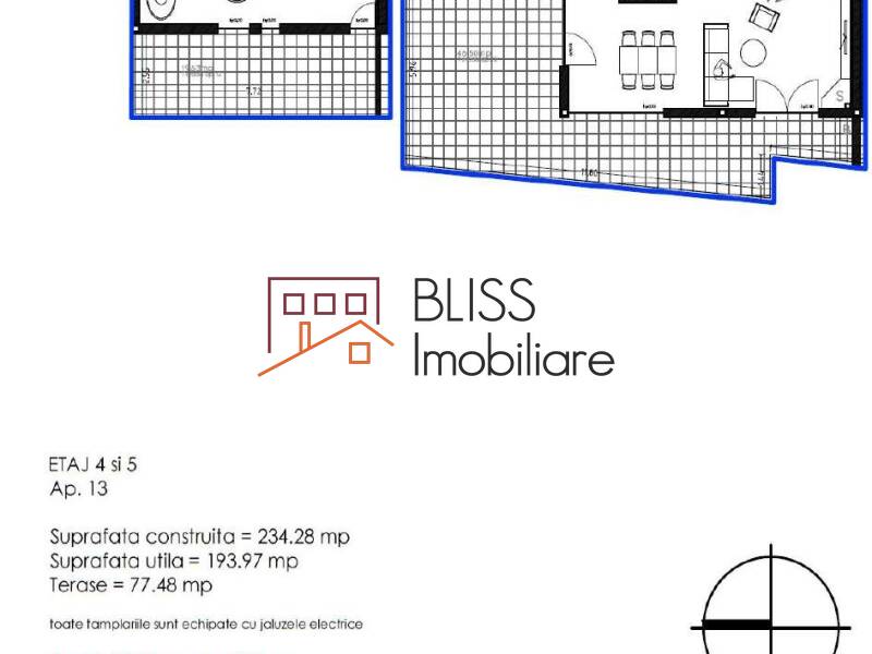 Apartament Duplex de Vanzare Baneasa | Sisesti | Jandarmerie | Straulesti | Sector 1 - 5 Camere - ID:30845 | Bliss Imobiliare / Photo 5 - BLISS Imobiliare