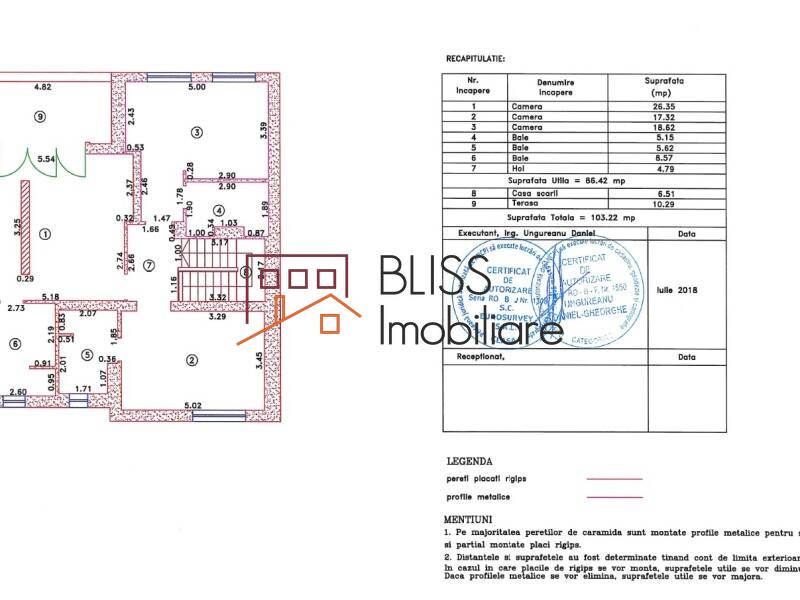 Vila de Inchiriat Iancu Nicolae | Pipera - 5 Camere - ID:78959 | Bliss Imobiliare / Photo 20 - BLISS Imobiliare