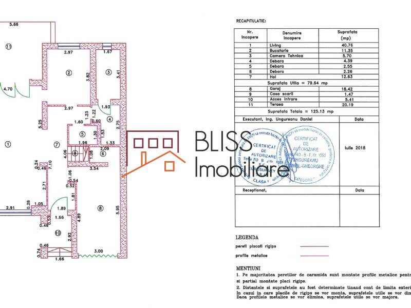 Vila de Inchiriat Iancu Nicolae | Pipera - 5 Camere - ID:78959 | Bliss Imobiliare / Photo 19 - BLISS Imobiliare