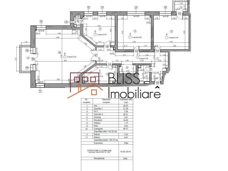 Apartament de Inchiriat Herastrau | Nordului - 3 Camere - ID:37181 | Bliss Imobiliare / Photo 23 - BLISS Imobiliare