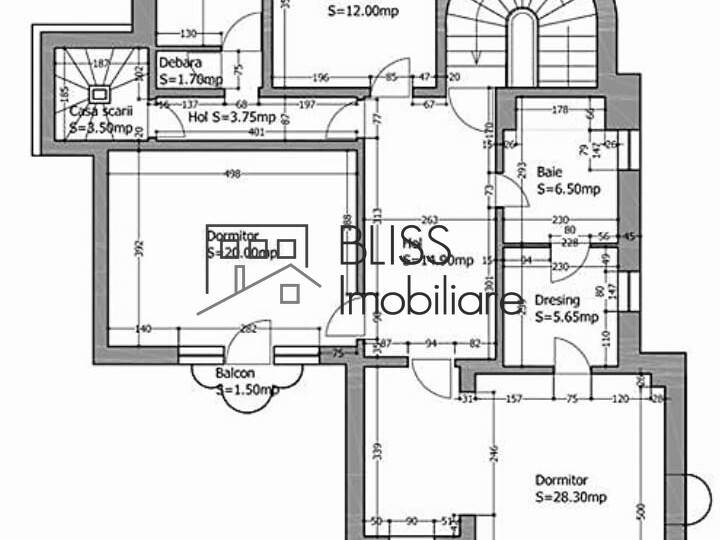 Vila de Inchiriat Domenii | 1 Mai | Grivitei - 14 Camere - ID:57541 | Bliss Imobiliare / Photo 28 - BLISS Imobiliare