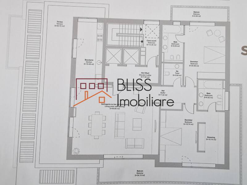 Penthouse 3 Camere | Bliss Imobiliare / Photo 22 - BLISS Imobiliare