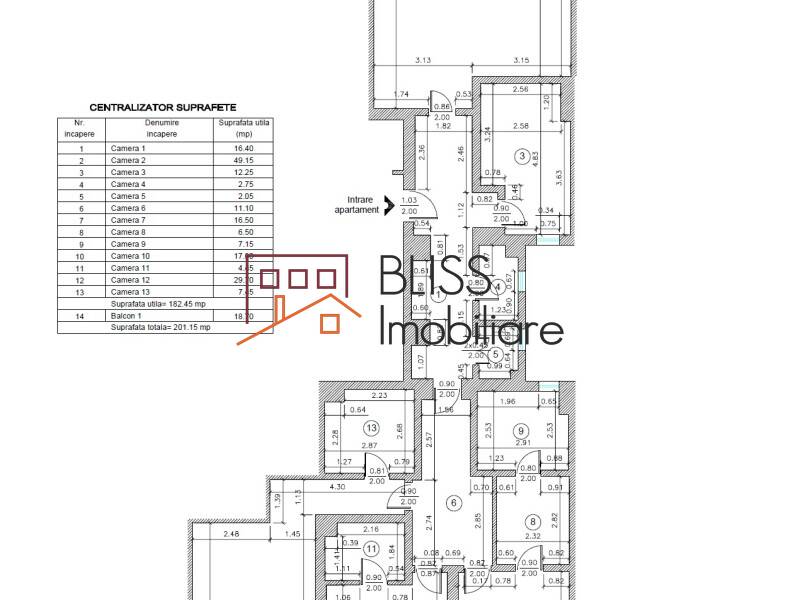 Apartment for Rent Herastrau | Nordului, Bucharest - 3 Bedroom - ID:27612 | Bliss Imobiliare / Photo 7 - BLISS Imobiliare