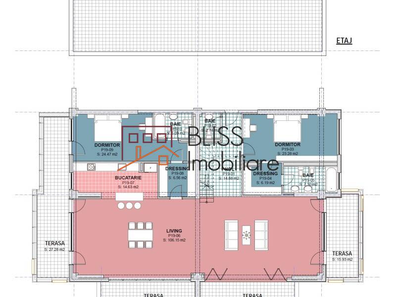 Apartament Penthouse de Vanzare Iancu Nicolae | Pipera - 4 Camere - ID:88691 | Bliss Imobiliare / Photo 38 - BLISS Imobiliare